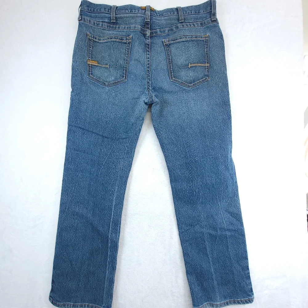 Ariat Mens Jeans Mid Rise Boot Cut Size 40x32 (38x30) Workwear Western Rodeo